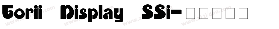 Torii Display SSi字体转换